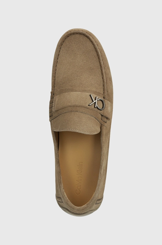 бежевий Замшеві мокасини Calvin Klein DRIVING SHOE BOLD LOGO