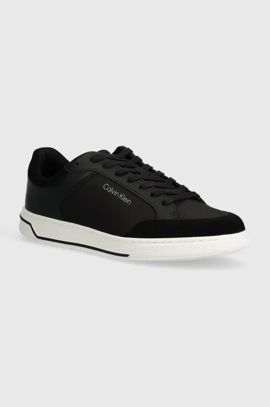 nero Calvin Klein sneakers LOW TOP LACE UP MIX Uomo