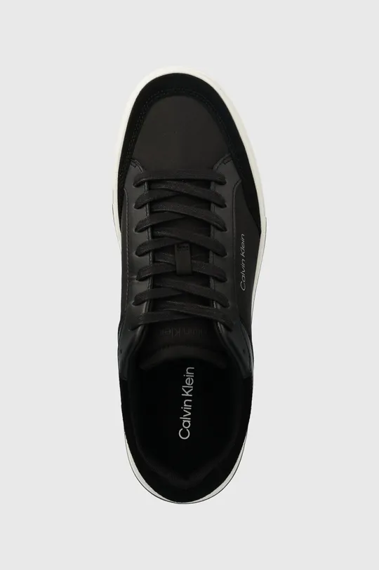 nero Calvin Klein sneakers LOW TOP LACE UP MIX