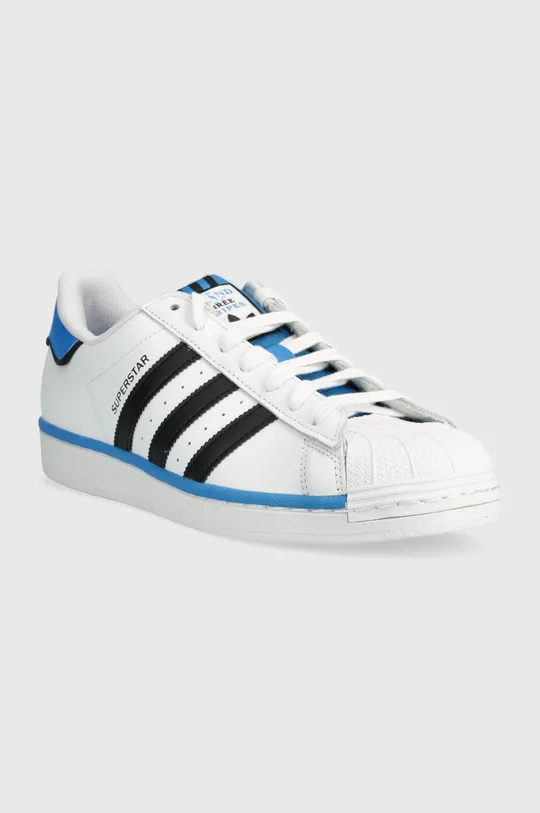 adidas Originals leather sneakers Superstar white