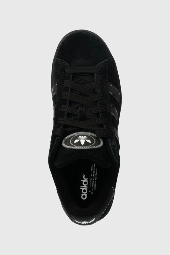 μαύρο Σουέτ αθλητικά παπούτσια adidas Originals Campus 00s