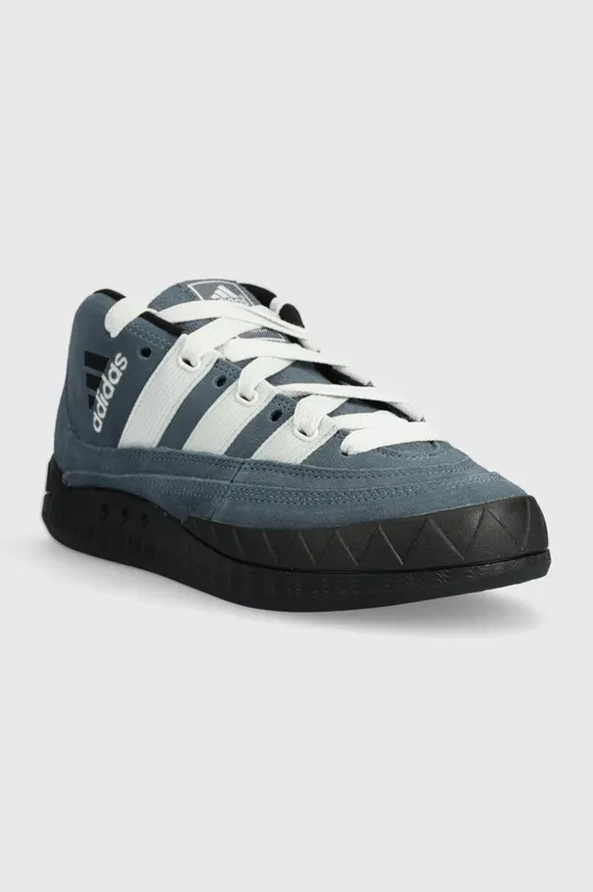 Замшеві кросівки adidas Originals Adimatic Mid блакитний