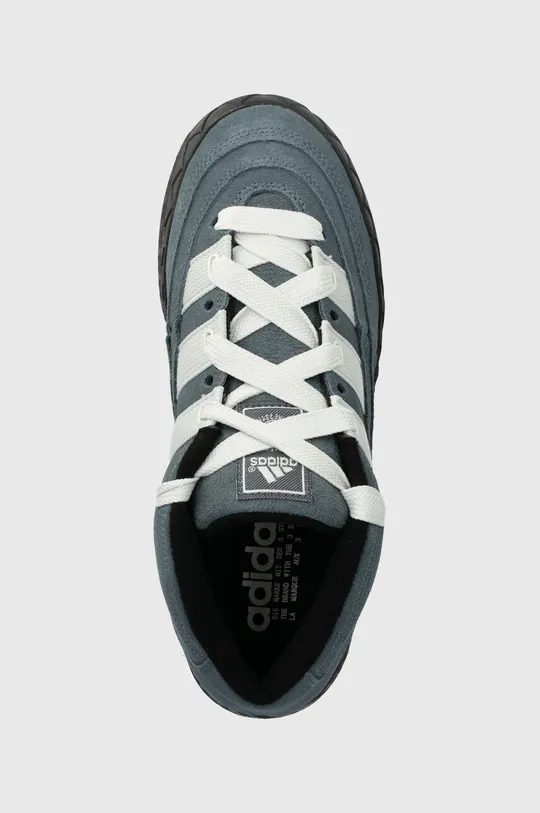 albastru adidas Originals sneakers din piele întoarsă Adimatic Mid