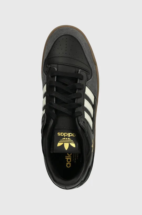 čierna Kožené tenisky adidas Originals Forum 84 Low CL