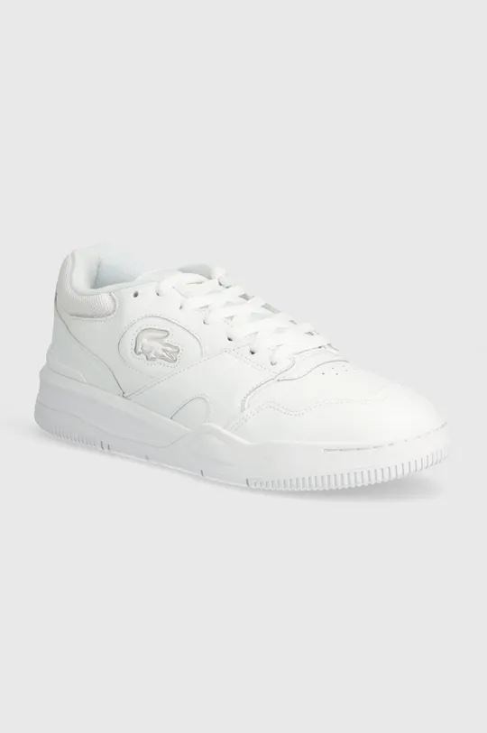 bianco Lacoste sneakers in pelle Lineshot Leather Tonal Uomo