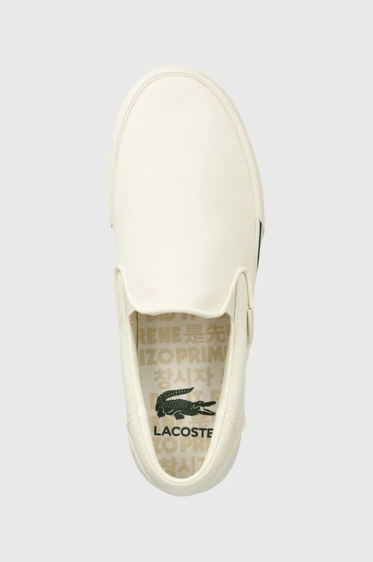 bézs Lacoste sportcipő Jump Serve Logo Textile Slip On