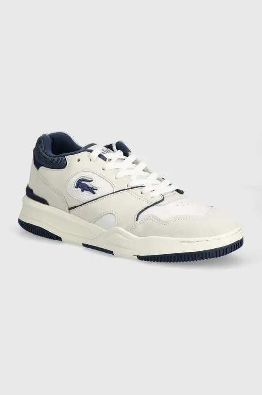 biały Lacoste sneakersy skórzane Lineshot Leather Logo Męski