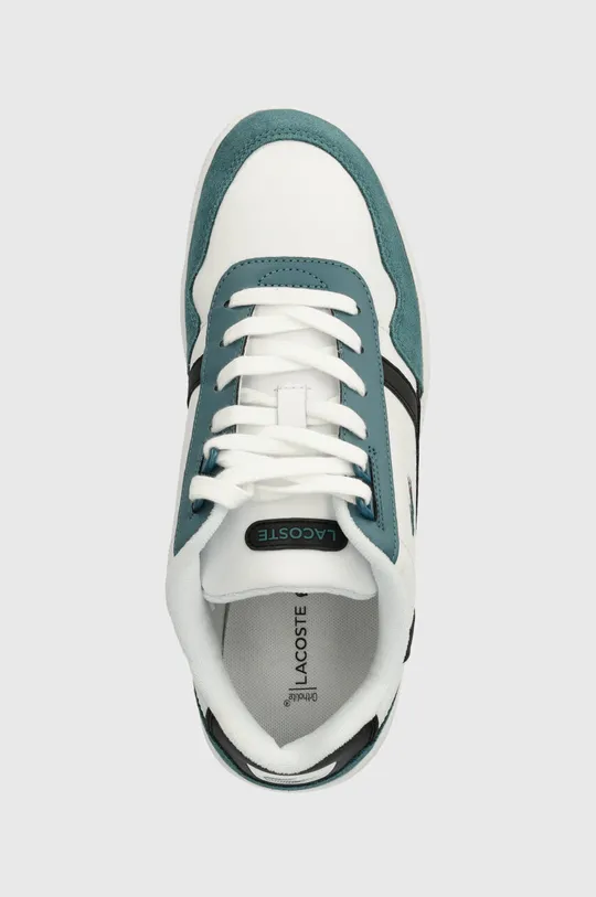 λευκό Δερμάτινα αθλητικά παπούτσια Lacoste T-Clip Logo Leather