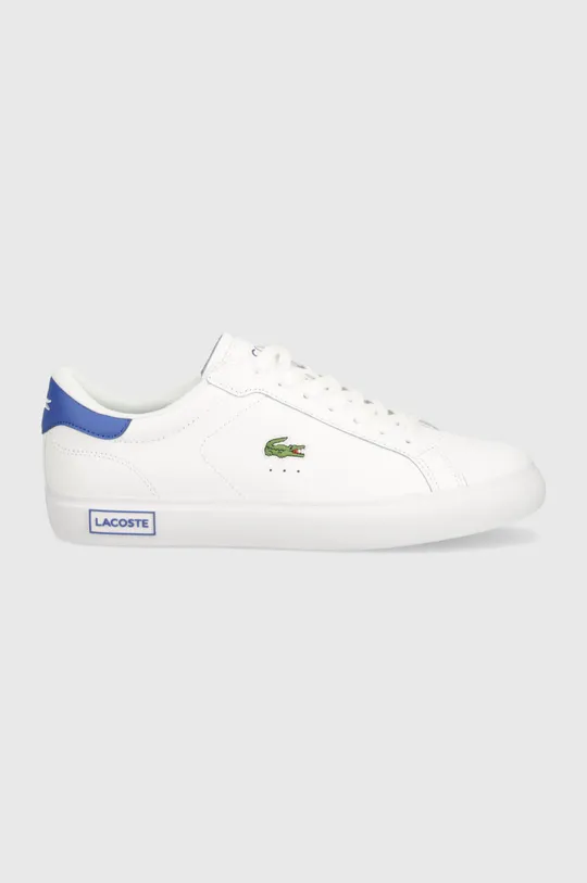 Δερμάτινα αθλητικά παπούτσια Lacoste Powercourt Leather λευκό