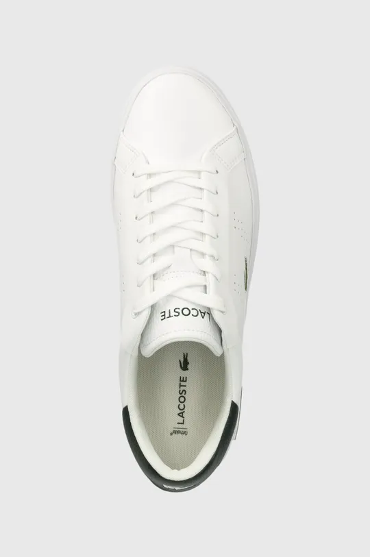 белый Кожаные кроссовки Lacoste Powercourt 2.0 Leather