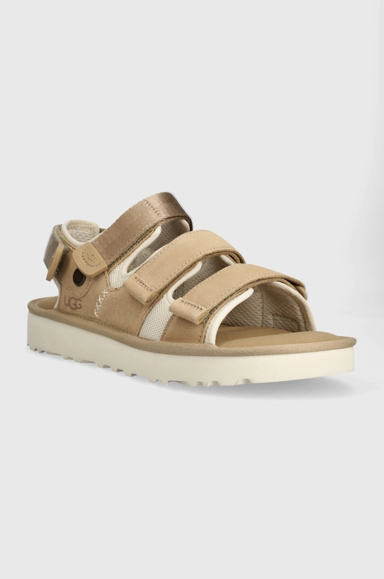 Semišové sandále UGG Goldencoast Multistrap béžová