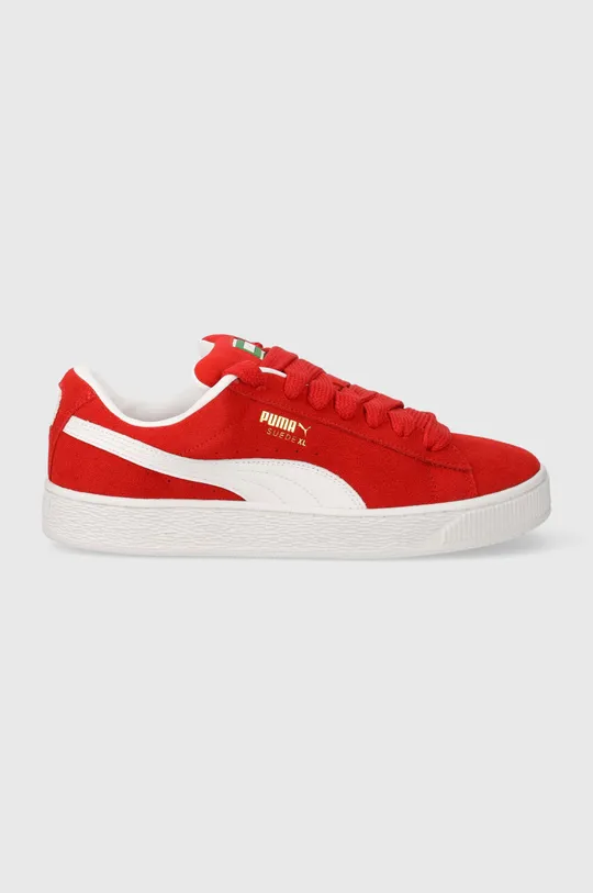 Кожаные кроссовки Puma Suede XL красный