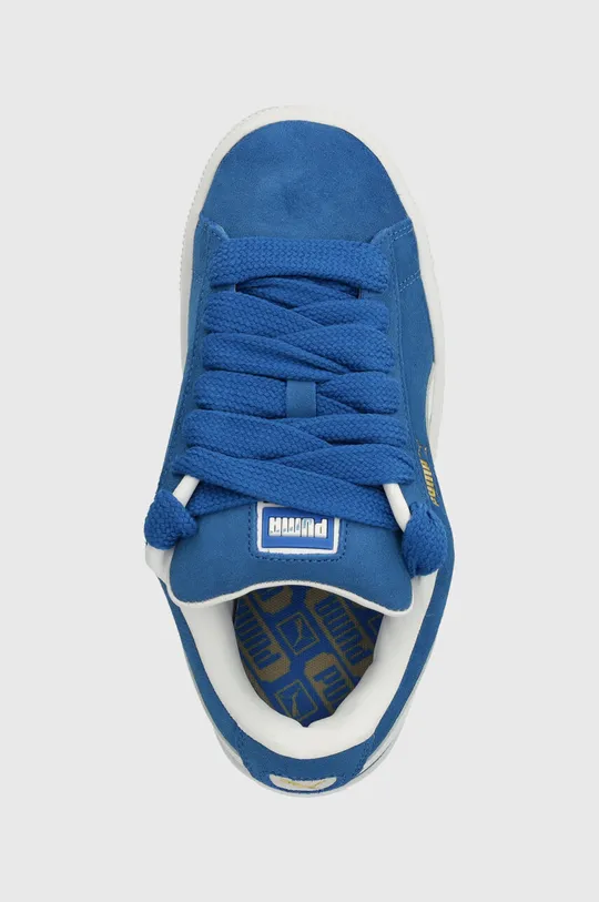 niebieski Puma sneakersy skórzane  Suede XL