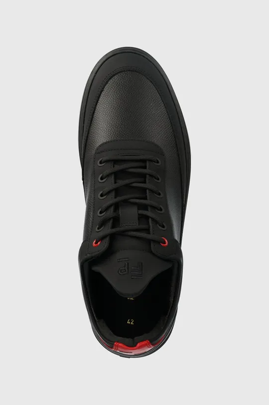 black Filling Pieces leather sneakers Low Top Tech