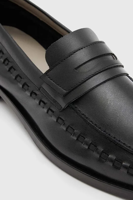 μαύρο Δερμάτινα μοκασίνια AllSaints Sammy Leather Loafer