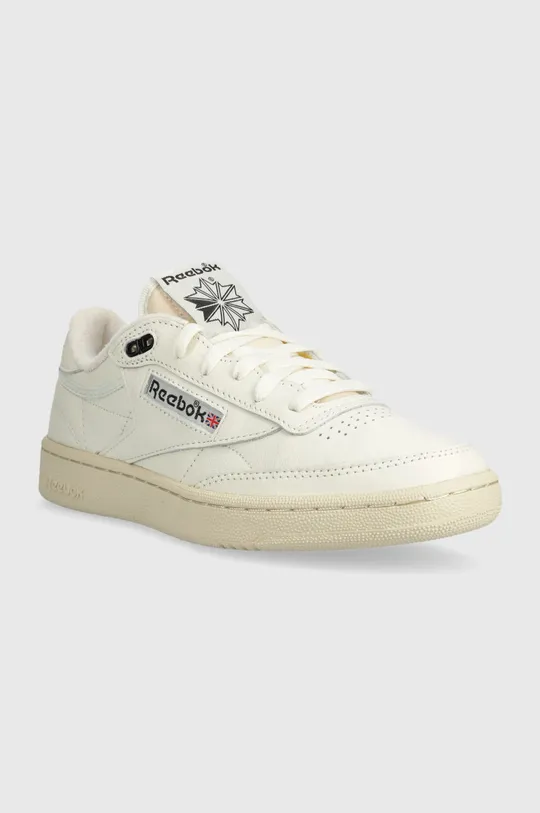 Kožené sneakers boty Reebok LTD Club C 85 Vintage béžová