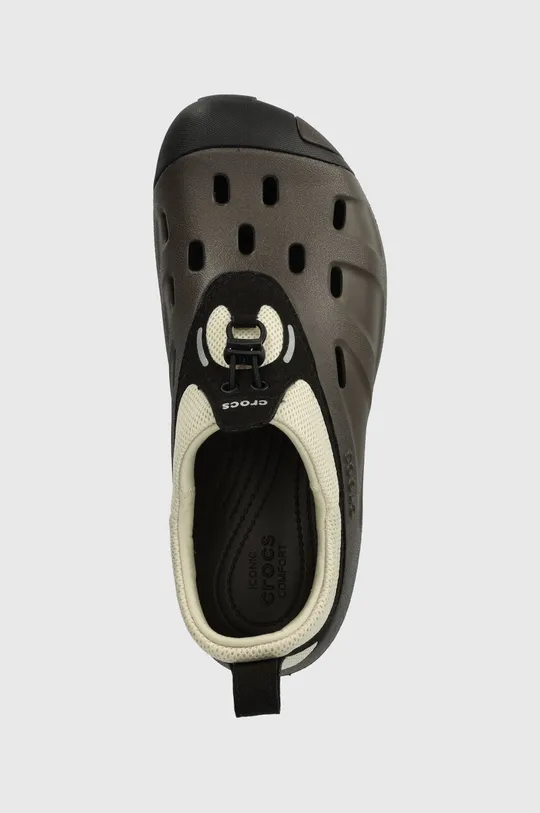 brown Crocs shoes