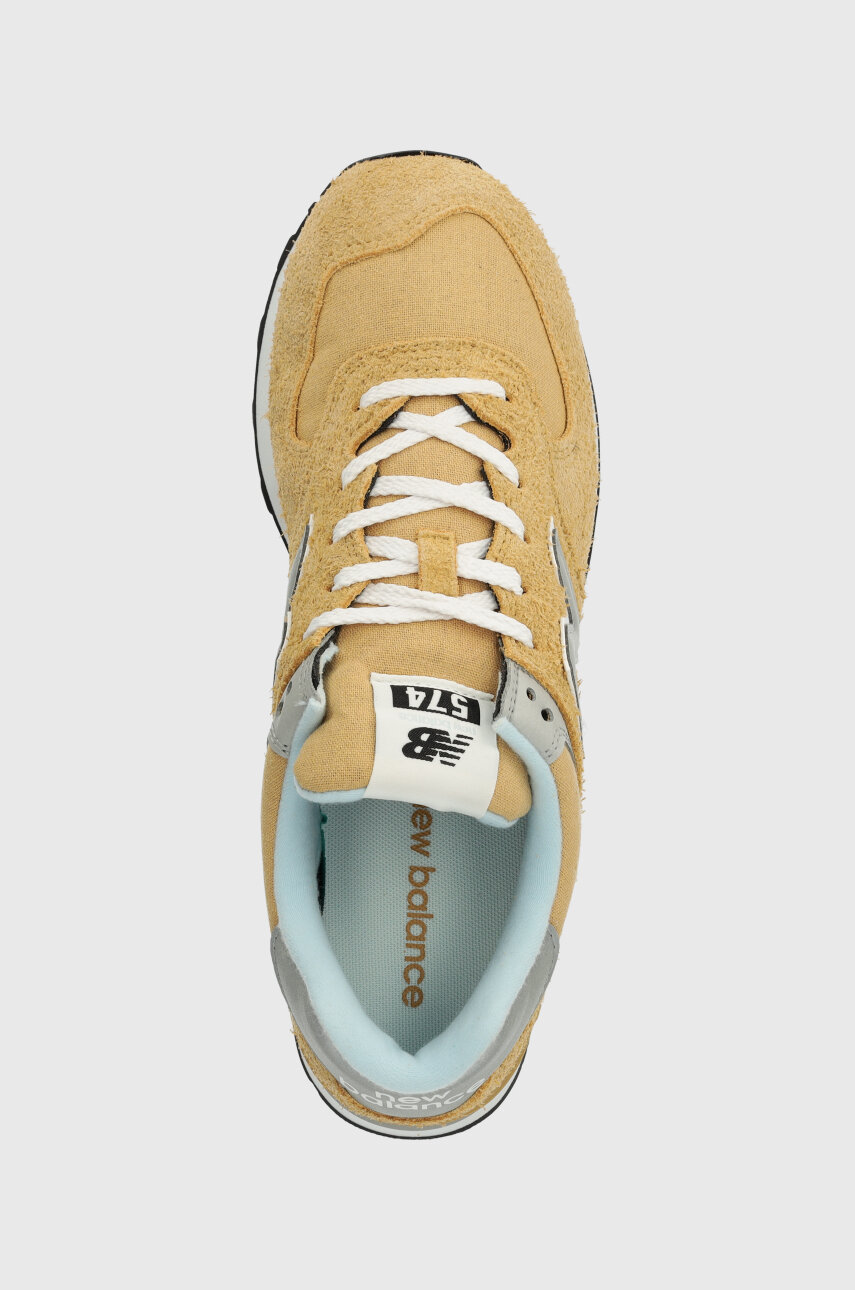 New Balance Suede Sneakers 574 Beige Color U574PGW At PRM US new-balance-suede-sneakers-574-beige-color-u574pgw-at-prm-us