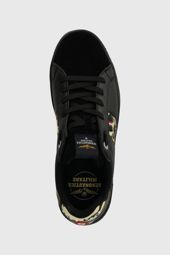 czarny Aeronautica Militare sneakersy