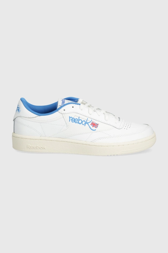 Usnjene superge Reebok Classic Club C 85 bela