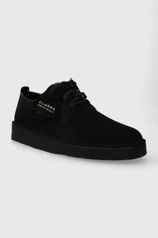 Замшеві туфлі Clarks Originals Coal London чорний
