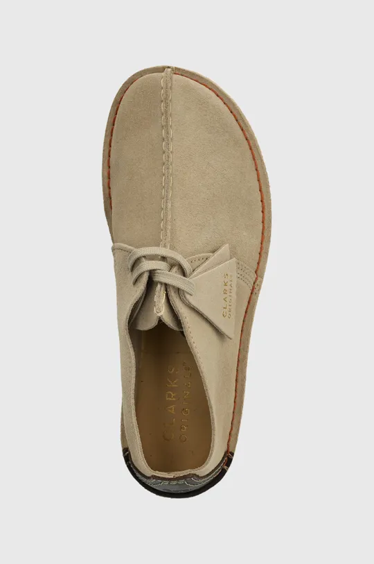 beige Clarks Originals suede shoes Desert Trek