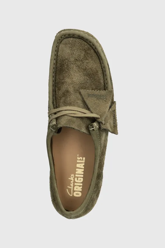 verde Clarks Originals pantofi de piele întoarsă Wallabee