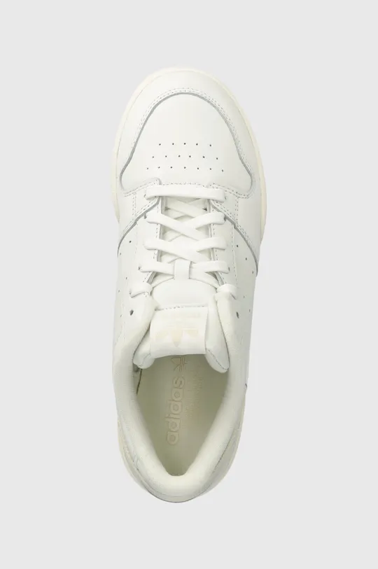 bianco adidas Originals sneakers in pelle Team Court 2