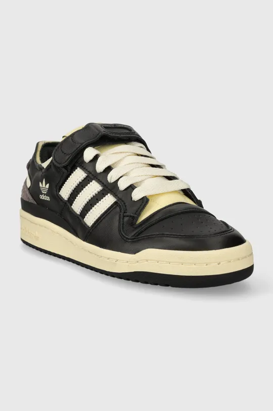 Kožené sneakers boty adidas Originals Forum 84 Low černá