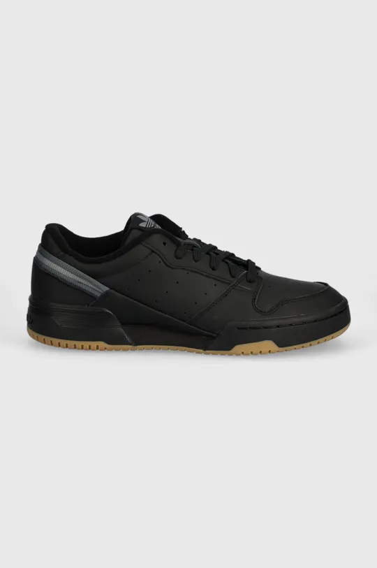 Δερμάτινα αθλητικά παπούτσια adidas Originals Team Court 2 μαύρο