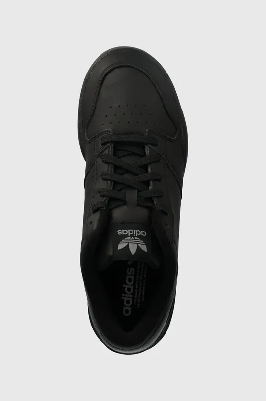 μαύρο Δερμάτινα αθλητικά παπούτσια adidas Originals Team Court 2
