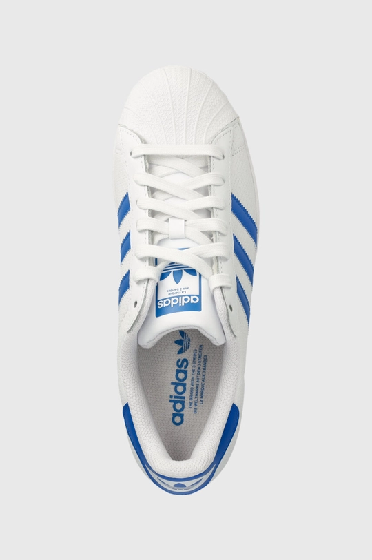 λευκό Δερμάτινα αθλητικά παπούτσια adidas Originals Superstar