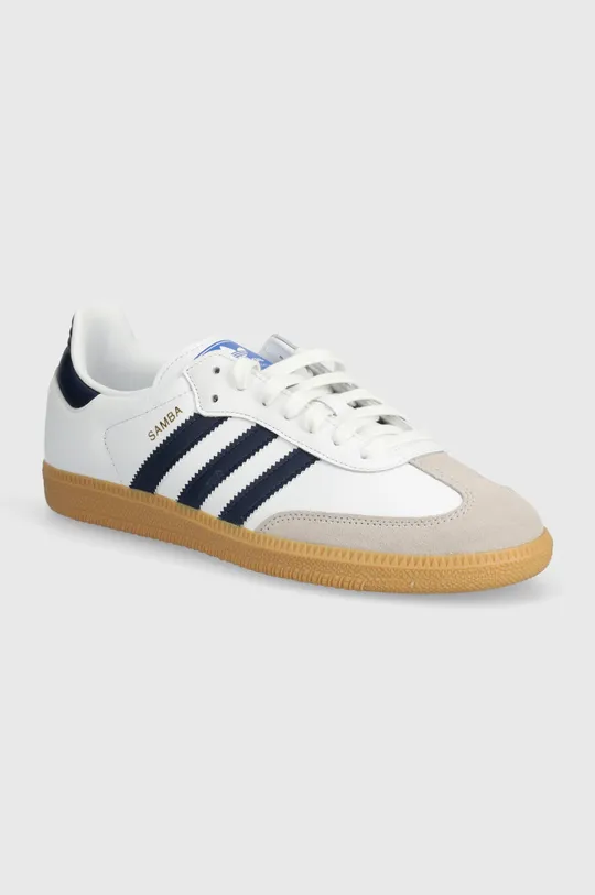 λευκό Δερμάτινα αθλητικά παπούτσια adidas Originals Samba OG Ανδρικά