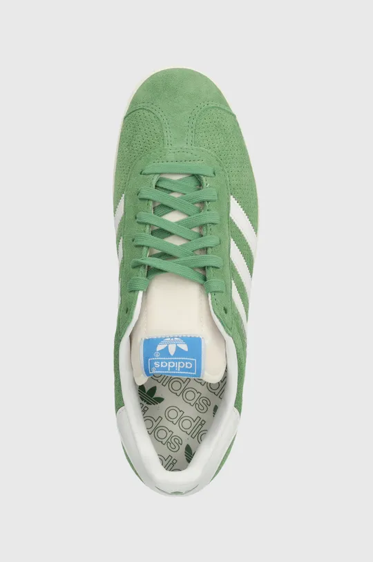 verde adidas Originals sneakers din piele intoarsă Gazelle