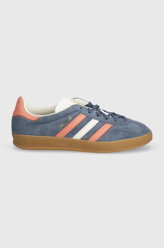 Semišové tenisky adidas Originals Gazelle Indoor modrá