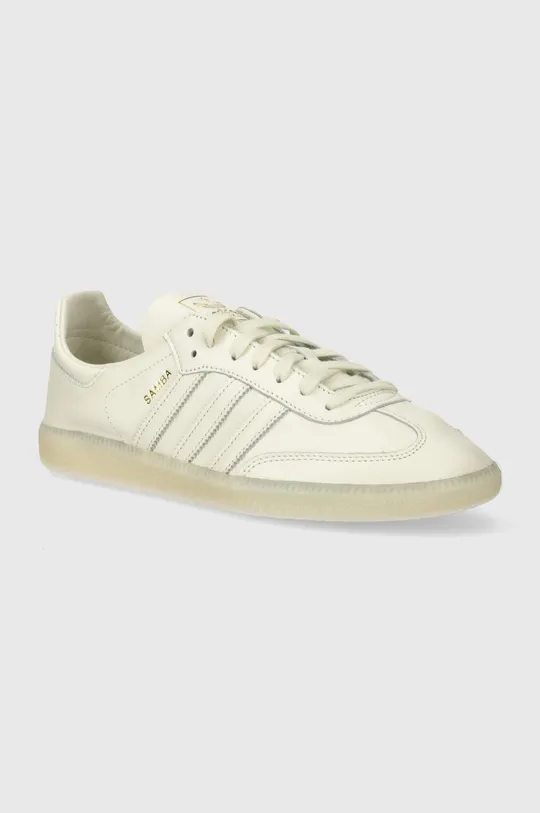 μπεζ Δερμάτινα αθλητικά παπούτσια adidas Originals Samba Decon Ανδρικά