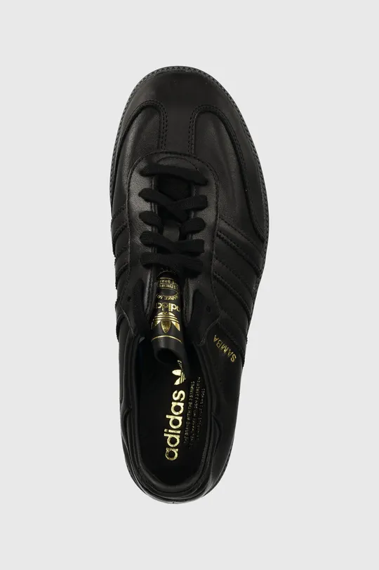 black adidas Originals leather sneakers Samba Decon