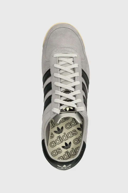 gray adidas Originals leather sneakers GUAM
