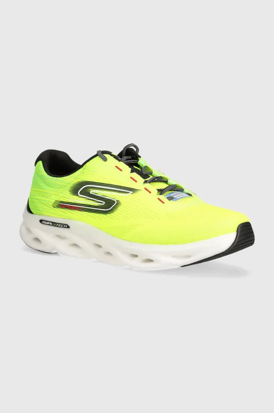зелёный Обувь для бега Skechers GO RUN Swirl Tech Speed Мужской