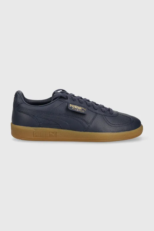 Kožené sneakers boty Puma Palermo Premium námořnická modř