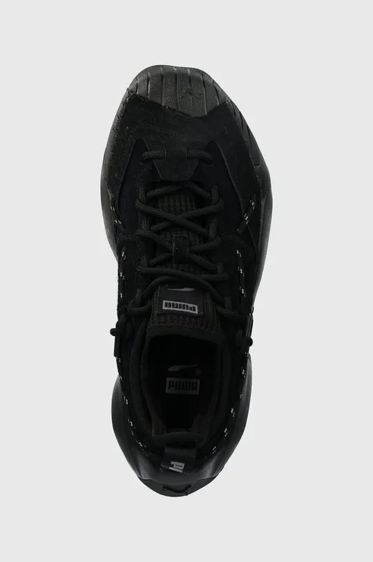 black Puma sneakers
