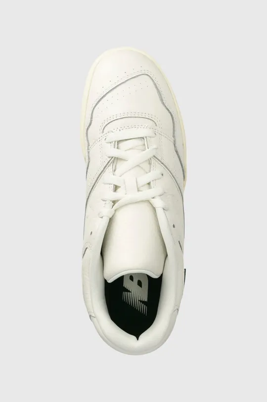 white New Balance leather sneakers BB550PWT