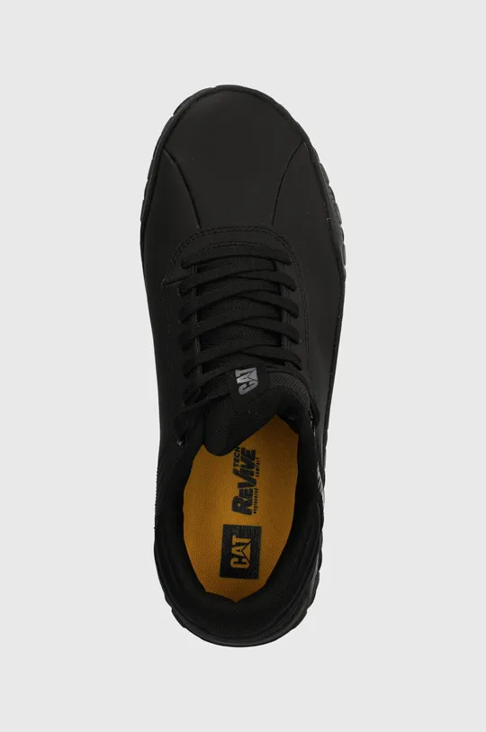 μαύρο Δερμάτινα αθλητικά παπούτσια Caterpillar HEX +