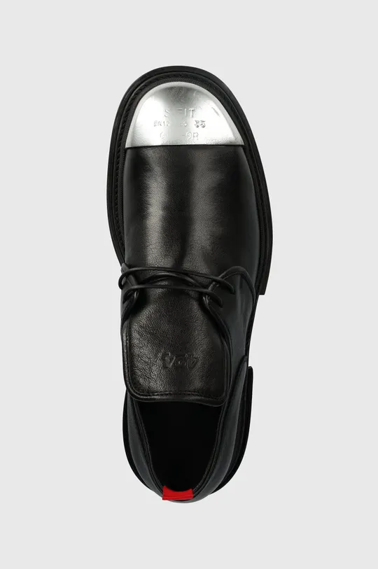 black 424 leather shoes Derby
