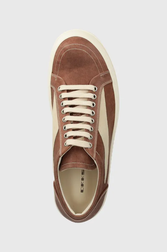 brązowy Rick Owens tenisówki Denim Shoes Vintage Sneaks