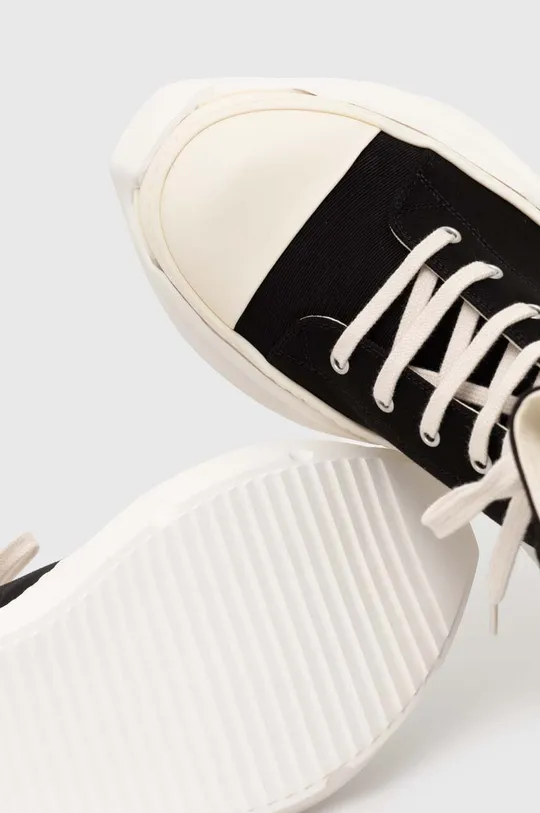 black Rick Owens trainers Woven Shoes Abstract Sneak