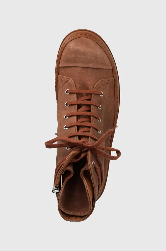 marrone Rick Owens scarpe da ginnastica Denim Shoes Sneaks
