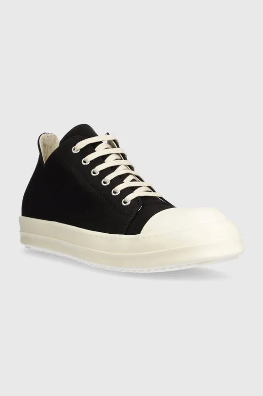 Rick Owens tenisi Woven Shoes Low Sneaks negru