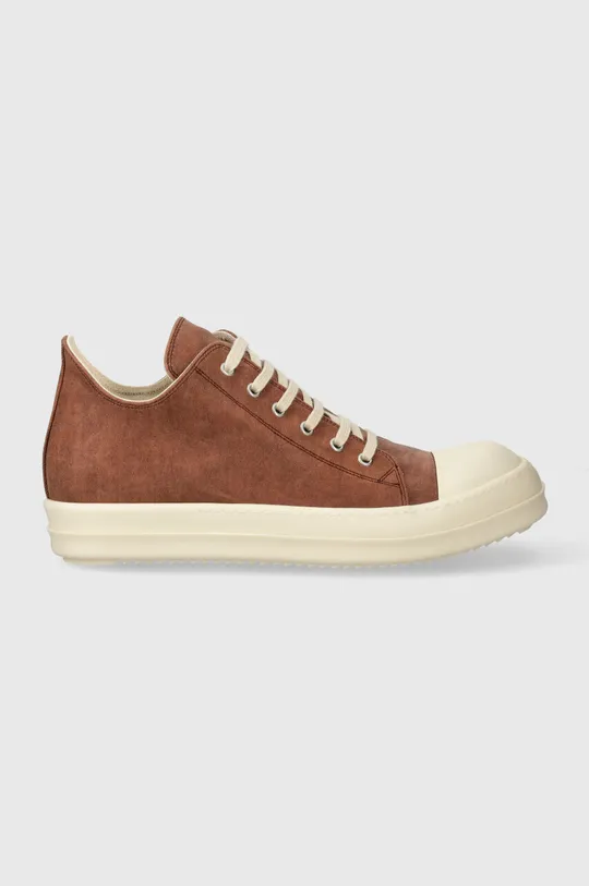 Rick Owens tenisi Denim Shoes Low Sneaks maro