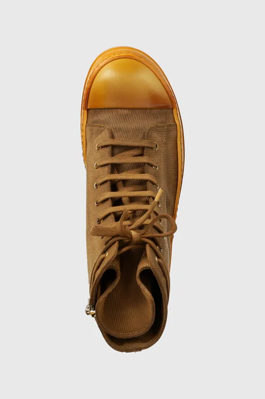 бежевый Кеды Rick Owens Woven Shoes Sneaks